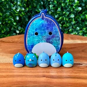 Squish-a-longs by Squishmallows Blue Dinosaur Bundle